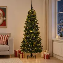 Dirbtinė kalėdinė eglutė su rutuliuku 240 cm 300 LED