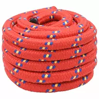 Daugiafunkcinė buitinė virvė 60 mm 10 m Raudona PP