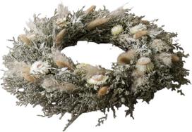 Botane Vainikas Botane avižos 40 cm, baltas