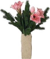 Botane Dirbtinių gėlių puokštė Pink Still