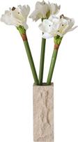 Botane Dirbtinių gėlių puokštė White Amaryllis