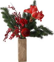 Botane Dirbtinių gėlių puokštė Red Spritz