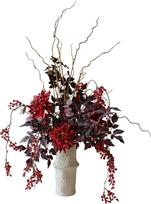Botane Dirbtinių gėlių puokštė Ruby Noir