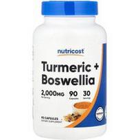 Nutricost, Ciberžolė + bosvelija, 90 kapsulių