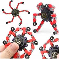 Sulankstomas „Fidget Spinner“ – antistresinis sensorinis žaislas, kurį galima paversti robotu