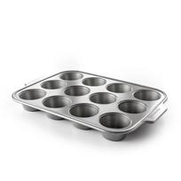KitchenAid - Metalinė keksiukų kepimo forma - sidabrinė