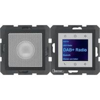 Radio Hager Touch DAB+ z głośnikiem antracyt mat, (29801606) | 29801606 | 4011334528722