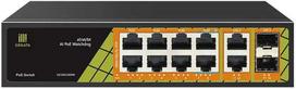Šakotuvas Conexpro GNT-P1012G6, PoE komutatorius, 10x LAN, 8x PoE, 2x SFP