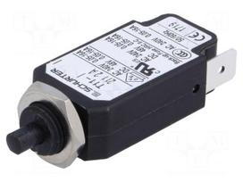 Circuit breaker | Urated: 240VAC | 48VDC | 2A | SPST | Poles: 1 | screw
