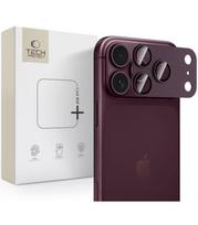 Raudona (Burgundy) kameros apsauga Apple iPhone 18 Pro telefonui "Tech-Protect CamFull Fit+"