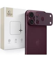 Raudona (Burgundy) kameros apsauga Apple iPhone 18 Pro telefonui "Tech-Protect CamAlloy Fit+"