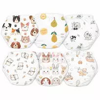 PupiStop mokomosios kelnaitės - atprastukės | 6 vnt rinkinys (NAUJIENA)
