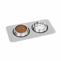 Neslystanti silikoninė dubenėlio kilimėlis augintiniams, 1 vnt., $Universal size fits most dog and cat bowls