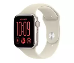 Smartwatch Watch SE 3 GPS 40mm Aluminium Case in Starlight, Starlight Sport Band - M/L