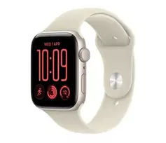 Smartwatch Watch SE 3 GPS, 44mm Aluminium Case in Starlight, Starlight Sport Band - S/M