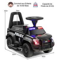 Vaikiškas elektrinis automobilis 62x44x43cm., juodos spalvos