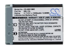 1050mAh for Canon Powershot G7X,Powershot G5X,Powershot G9X,Powershot G7X MARK 2,Powershot SX720HS,PowerShot G7X II,PowerShot G7X M2,PowerShot G7X M3,PowerShot G5X M2,PowerShot G9X M2
