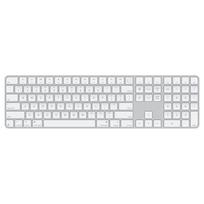 APPLE Magic Keyboard with Touch ID and numeric keypad — wireless keyboard, US/ENG (American English), white keys (MXK73) (MXK73LB/A)