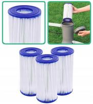 3x baseino siurblio filtras bestway filtro įdėklas 58012 | iii tipas