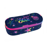 Penalas COOLPACK CAMPUS 23x10x6cm, margas, violetinės spalvos