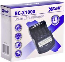 XCell greitasis įkroviklis BC-X1000 1-4x AAA AA LCD ekranas - greitasis įkroviklis - nikelio-metalo hidridas (NiMH)