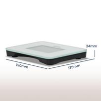 Svarstyklės Mažiausios pasaulyje elektroninės svarstyklės TANITA HD-386, balta