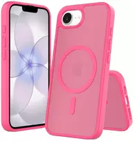 SCREENOR ICY ekrano apsauga iPhone 16E/17E su MagSafe – rožinė