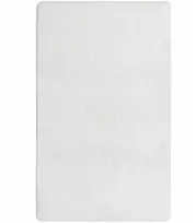 Strado STRADO Triušis 3D pliušinis minkštas kaip triušis neslystantis kilimas 140x200 Baltas
