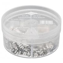 KNIPEX assortment box 97 99 910 with uninsulated ferrules, cable sleeve (transparent, 1,900 pieces)