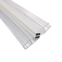 Guminis dušo kabinos profilis 4 mm durims (U formos) su magnetais, 182cm 2 vnt.