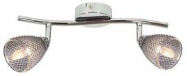 Šviestuvas lubų Candellux Lighting Estello 92-55002, G9, 2 x 40 W, sidabro sp. / sidabro sp.