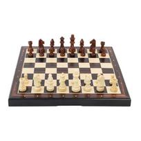 Šachmatai ir šaškės Wooden 2in1
