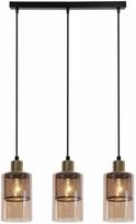 Šviestuvas lubų Candellux Lighting Cabi 33-51455, E14, 3 x 40 W, gintaro sp. / juoda sp.