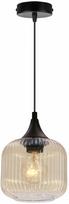 Šviestuvas lubų Candellux Lighting Estas 31-51677, E27, 1 x 40 W, gintaro sp. / juoda sp.