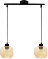 Šviestuvas lubų Candellux Lighting Marla 32-58270, E27, 2 x 40 W, gintaro sp. / juoda sp.