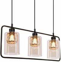 Šviestuvas lubų Candellux Lighting Destro 33-51714, E27, 3 x 40 W, gintaro sp. / juoda sp.