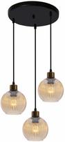 Šviestuvas lubų Candellux Lighting Valor 33-51424, E27, 3 x 40 W, gintaro sp. / juoda sp.