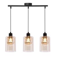 Šviestuvas lubų Candellux Lighting Ducato 33-51462, E27, 3 x 40 W, gintaro sp. / juoda sp.