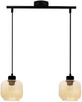 Šviestuvas lubų Candellux Lighting Marla 32-58270, E27, 2 x 40 W, gintaro sp. / juoda sp.