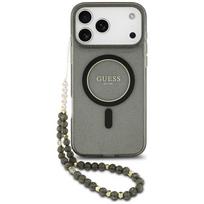 Case Guess IML Glitter Pearl Strap       MagSafe for iPhone 18 Pro / 17 Pro black
