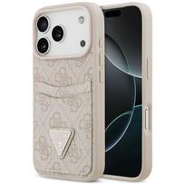 Case Guess 4G Double Card Triangle for    iPhone 18 Pro / 17 Pro pink