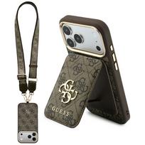 Case Guess 4G with wallet and lanyard      MagSafe do iPhone 18 Pro / 17 Pro brown