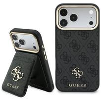 Case Guess 4G z portfelem Magsafe for iPhone 18 Pro / 17 Pro black