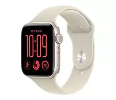 Smartwatch Watch SE 3 GPS + Cellular 40mm Aluminium Case in Starlight, Starlight Sport Band - M/L