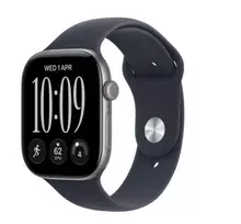 Watch Series 12 GPS 46 mm Space Grey Aluminium Case with Navy Blue Sport Band - M/L