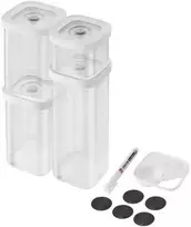 Zwilling - Fresh Save, CUBE rinkinys - skaidrus-baltas - S / 6 vnt.
