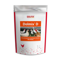 DOLFOS Dolmix D mineralinis pašaro papildas paukščiams, 1 kg
