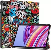 Planšetinio kompiuterio dėklas Strado-Tech Grafinis Xiaomi Redmi Pad Pro 12.1 2024 / Poco Pad 12.1 su dangteliu – apsauginis su stovu