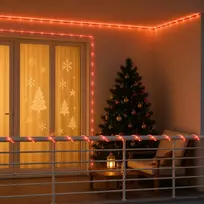 LED kalėdinė šviečianti žarna 240 LED Raudona ir 10 m