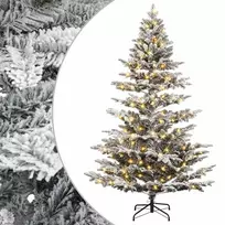 Dirbtinė Sulankstoma Kalėdų Eglutė 180 cm 300 LED Šilta balta